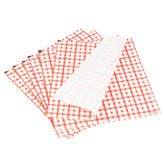 12" x 12" Grease Resistant Deli Wrap / Paper Liner Sheets, Shepherd's Check Red Pattern
