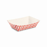 Food Tray, 2 lb, Shepherd's Check - 1,000 pcs