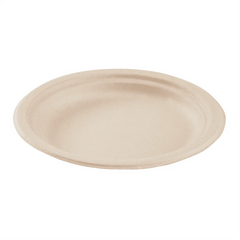 6" Bagasse Plate - PFAS Free
