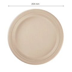 10" Bagasse Plate - PFAS Free