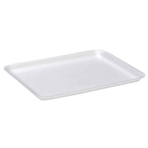 12s White Foam Meat Trays – 250/CS