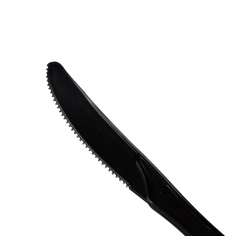 Plastic Extra Heavy Weight Knives, Black