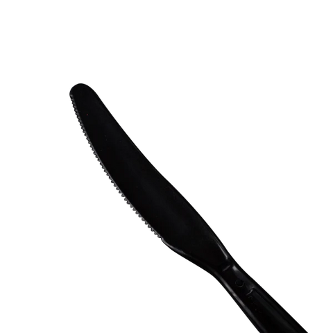Plastic Heavy Weight Knives Wrapped, Black