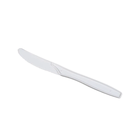 Plastic Medium Heavy Weight Knives Bulk Box, White