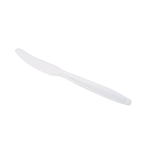 Plastic Heavy Weight Knives Wrapped, White