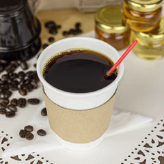 8 oz. Paper Hot Cup - White