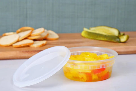 8 oz Deli Containers with Lids – 240 Count