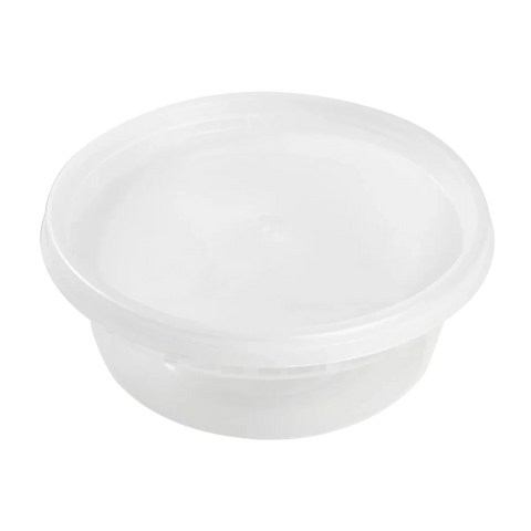 8 oz Deli Containers with Lids – 240 Count