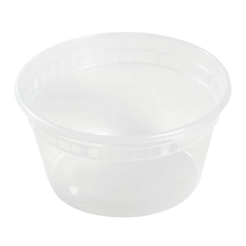 12 oz Deli Containers with Lids – 240 Count