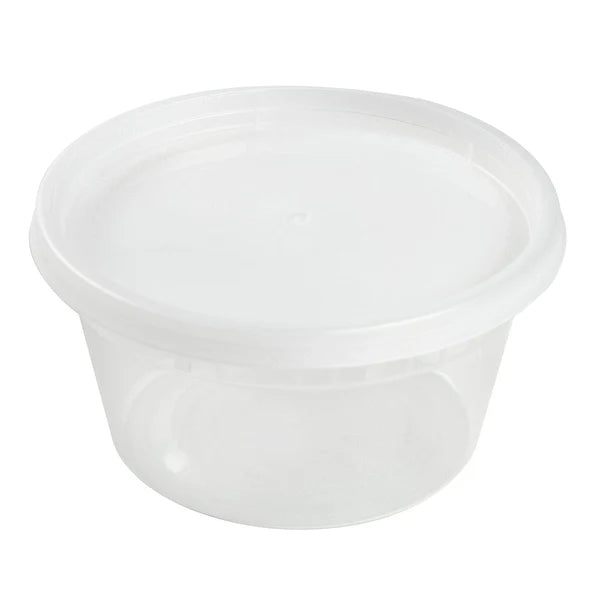 12 oz Deli Containers w/ Lids