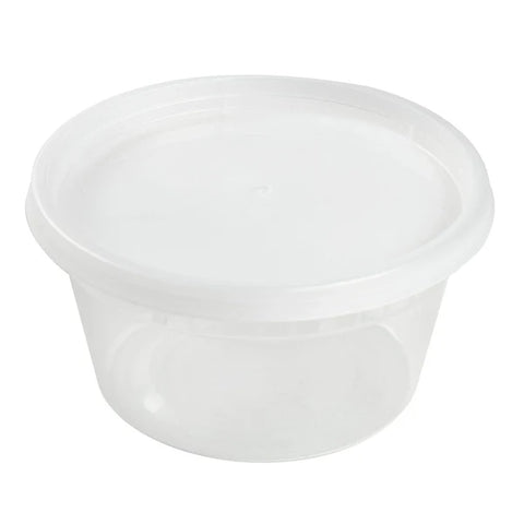 12 oz Deli Containers with Lids – 240 Count