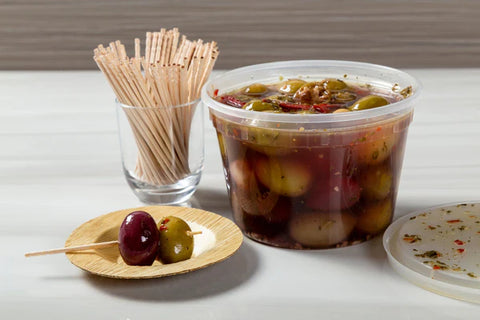 16 oz Deli Containers with Lids – 240 Count