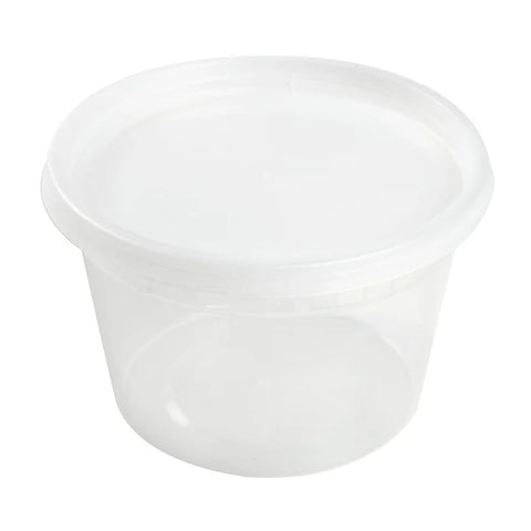 16 oz Deli Containers with Lids – 240 Count