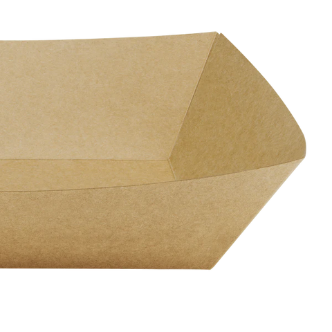 Food Tray, 0.5 lb, Kraft - 1,000 pcs