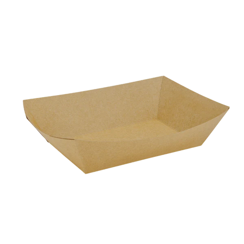 Food Tray, 2.5 lb, Kraft - 500 pcs