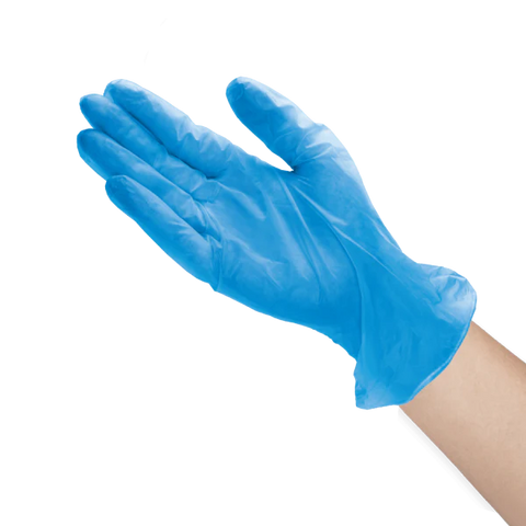 Vinyl Gloves (Blue) - Large